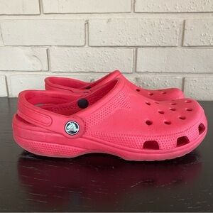 NEW Crocs Original Classic Clogs Adult M 4-5 W 6-7 Red Crown Texture Shoes